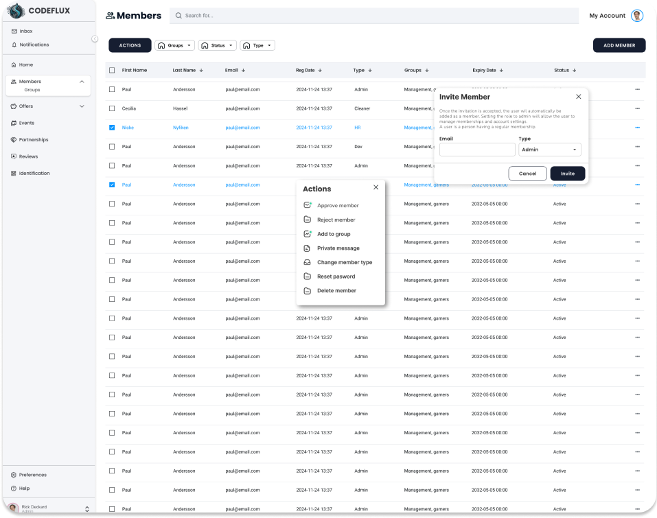 Snabb och enkel medlemsregistrering